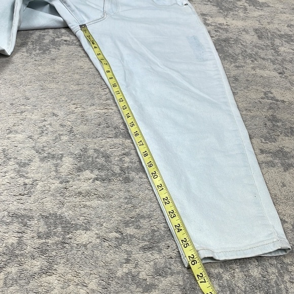 Levis Silver Tab Mom Jean Light Wash High Rise Sz 32 - Picture 11 of 14